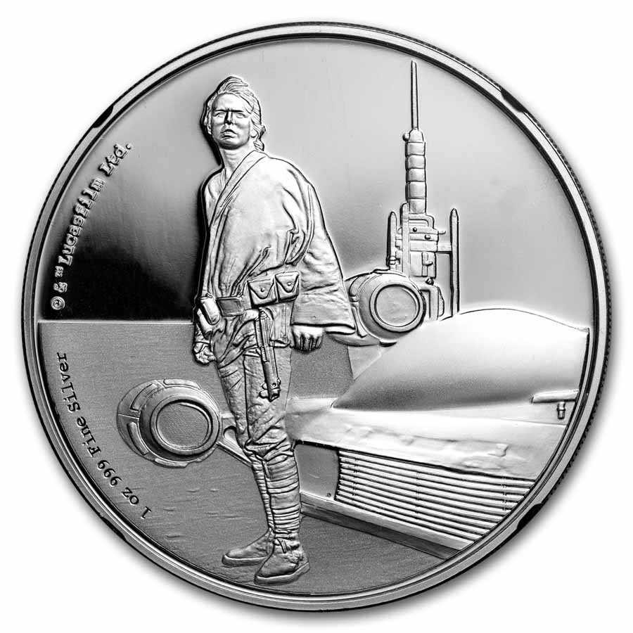 2017 Niue 1 oz Silver $2 Star Wars Luke Skywalker PF70 1st 2000 | eBay